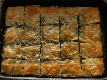 пиріг зі шпинатом і сиром