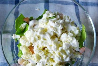 наступний шар - яйця