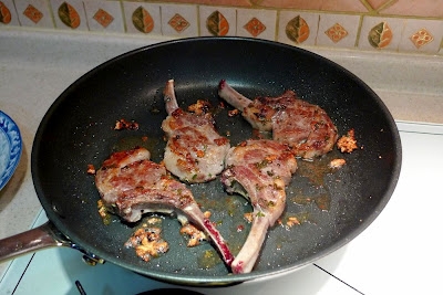 обсмажуємо м'ясо