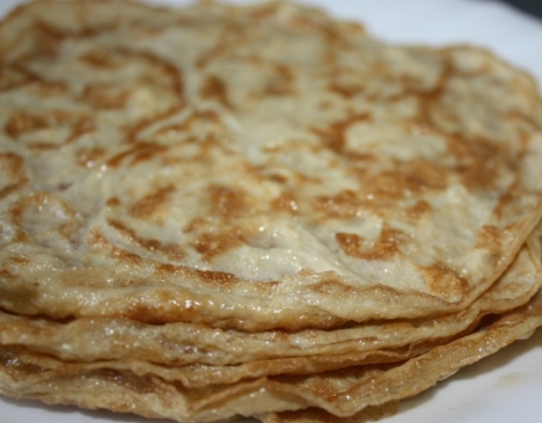 готові яєчні млинці