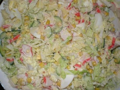легкий салат 