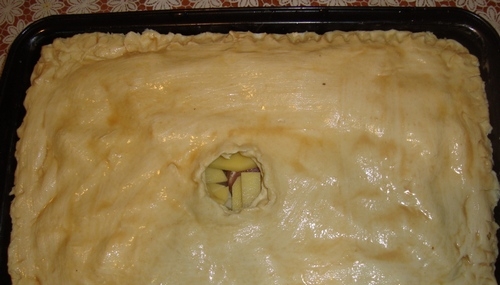 робимо дірочку і відправляємо запекатся