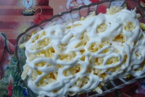 Салат "Снігова завірюха"