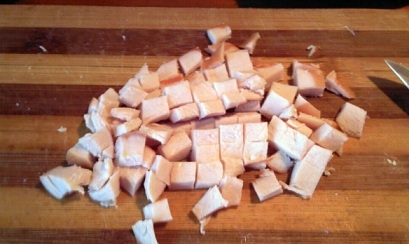 курячу грудку Ріжемо