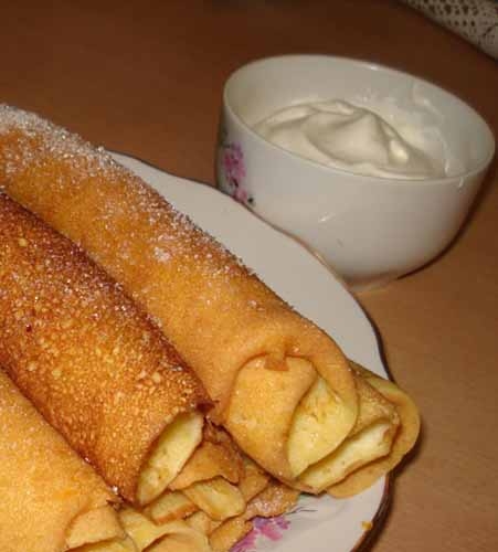 Млинці на молоці готові!