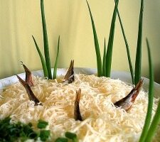 Салат рибки в ставку