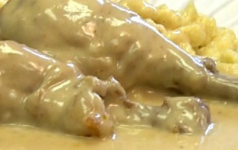 курячі гомілки в сметані