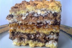 Маково-кокосовий пляцок