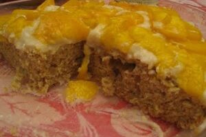 Пісний фруктовий торт