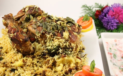 курка з рисом бір'яні 