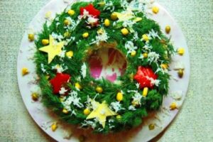 Салат "Різдвяний вінок"