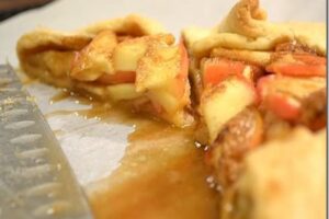 Пісна яблучна галета