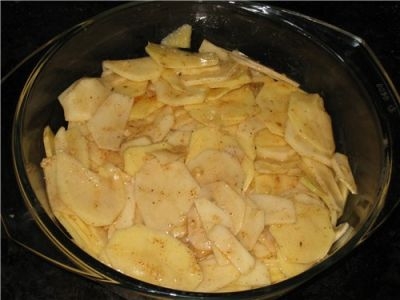 укладаємо все рівномірними шарами