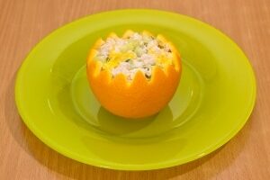 Курячий салат з апельсином
