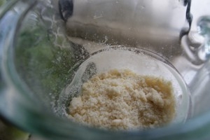 мелені рис і мигдаль