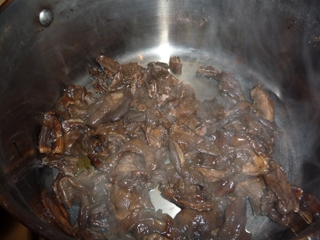 смажимо сушені гриби