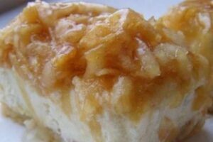 Яблучно-сирні тістечка