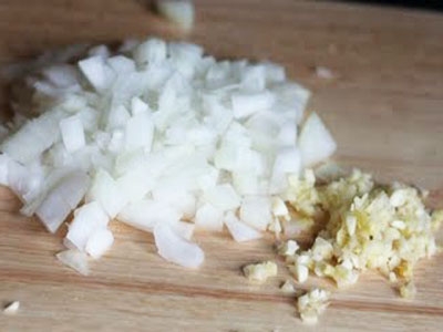 цибуля з часником