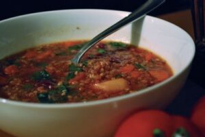 Пісний суп з гречки