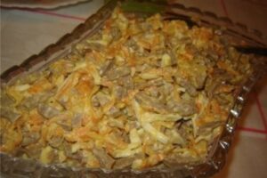 Салат з печінки яловичини