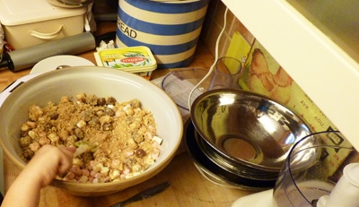 інгредієнти для шоколадного тортика