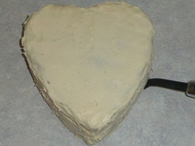 торт у білому кремі