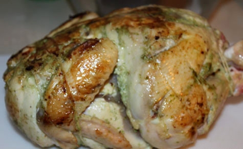 обсмажена курка