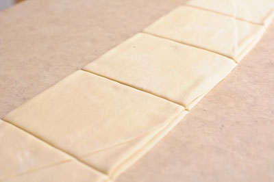 квадрати з тіста