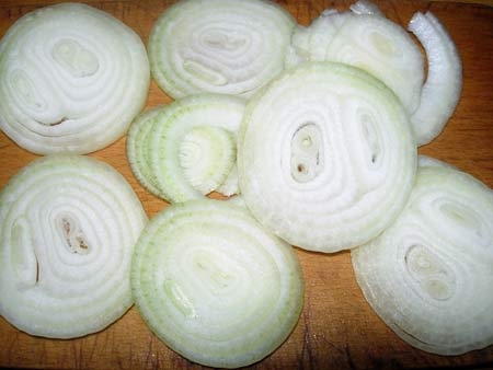Цибулю кільцями