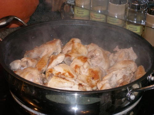 підрум'янена курка