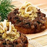 Канапе з м&;ясом курчати