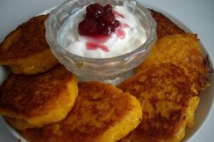 Оладки з гарбуза