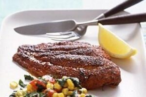 Сом з паприкою і чебрецем