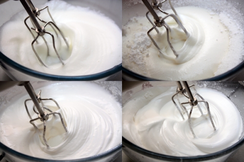 доводимо білки до щільної піни