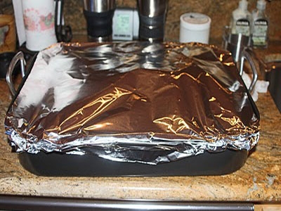 форма з фольгою