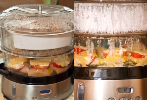 включаємо пароварку