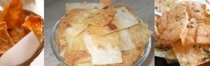 Швидкі чіпси з тонкого лаваша