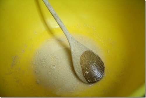 розтоплений маргарин