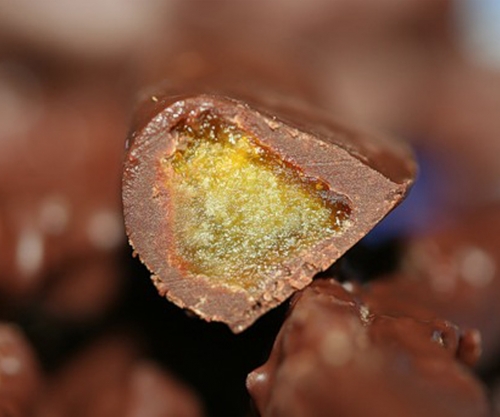 готові апельсинові шкурки в шоколаді