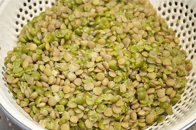 промиваємо горох