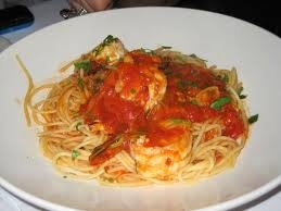 Спагетті з креветками