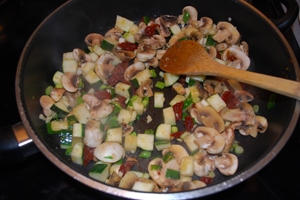 тушкуємо овочі