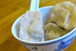 Сільські вареники на пару