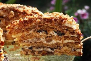 Медовик (без розкачування коржів)