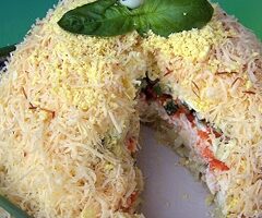 Листковий салат «гості на порозі»