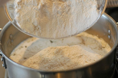 борошно в тесті