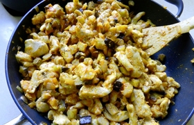 змішуємо всі компоненти начинки