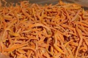 Сушена морква