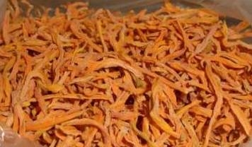 сушена морква