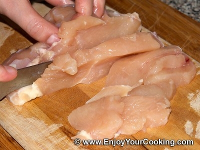 шматочки курячого філе